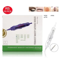 biomaser 10pcs cartridge needle 3rs 5rs 7rs permanent makeup needles disposable for eyebrow lip makeup pen tattoo machine needle