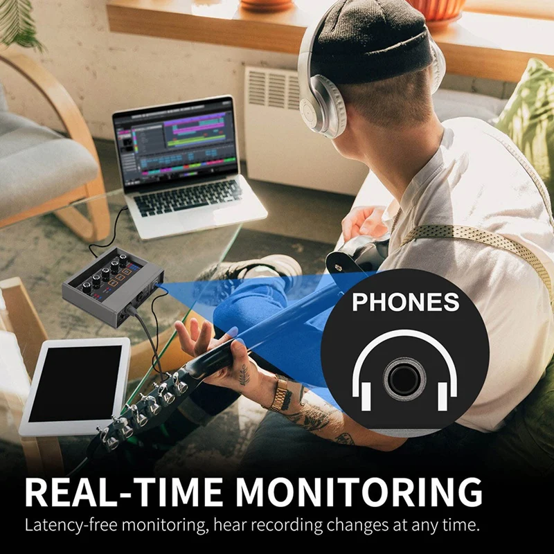 Профессиональный аудиомикшер USB-аудиоинтерфейс звуковая карта DJ-оборудование