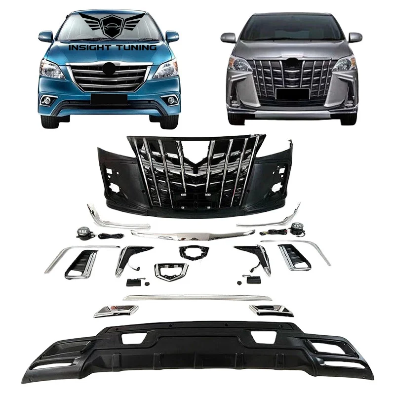 LX Style Facelift Решетка переднего бампера Bodykit 2012-2015 для Toyota Innova Crystal Body Kit