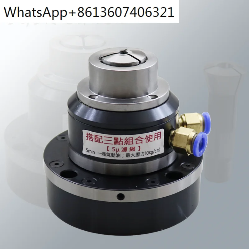 high precision mini air collet chuck GAL-15 grinder machine penumatic chuck rotary clamping tools for automatic equipment