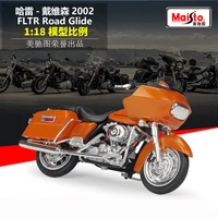 maisto 118 2002 fltr road glide die cast vehicles collectible hobbies motorcycle model toys children gifts free shipping