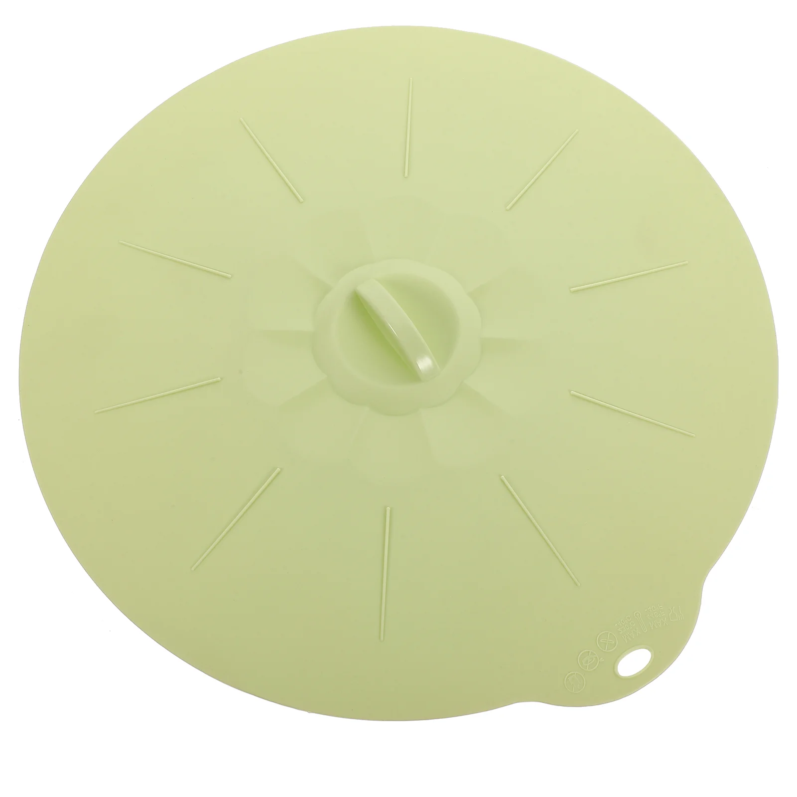

1pc Food Grade Silicone Food Preservation Lid Pan Lid Bowl Lid Suction Sealing Lids for Home (Green Extra Large Round）