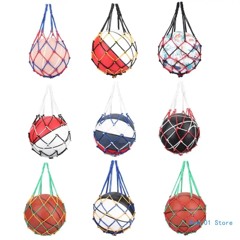 

Football Net Bag Nylon Ball Storage Bag Single Ball Carrying Bag Outdoor Sport Drop shipping