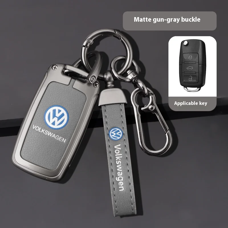 

Для Volkswagen VW Polo Tiguan Golf 4 5 Jetta Beetle Scirocco Passat Автомобильный чехол для ключей из цинкового сплава из ТПУ, сумка, автомобильный брелок, металлический корпус ключа