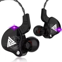 qkz ak6 edx 1dd in ear earphones hifi bass earbuds monitor earphones sport noise cancelling headset es4 zst x ed9 ed12 zs3