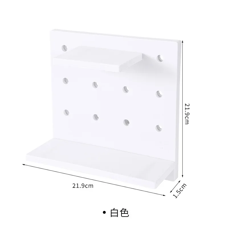 

Настенная полка с отверстиями для крепления, настенная вешалка, для хранения вещей, для спальни