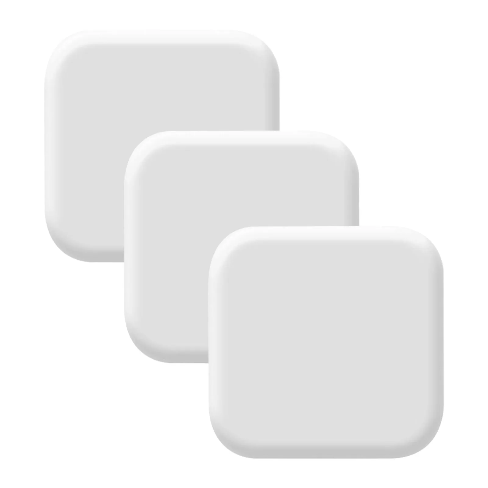 

Door Handle Stopper Square Door Handle Bumpers Self-adhesive Shock Absorbent Anti Slam Door Buffers 3 Pack Door Handle Stopper