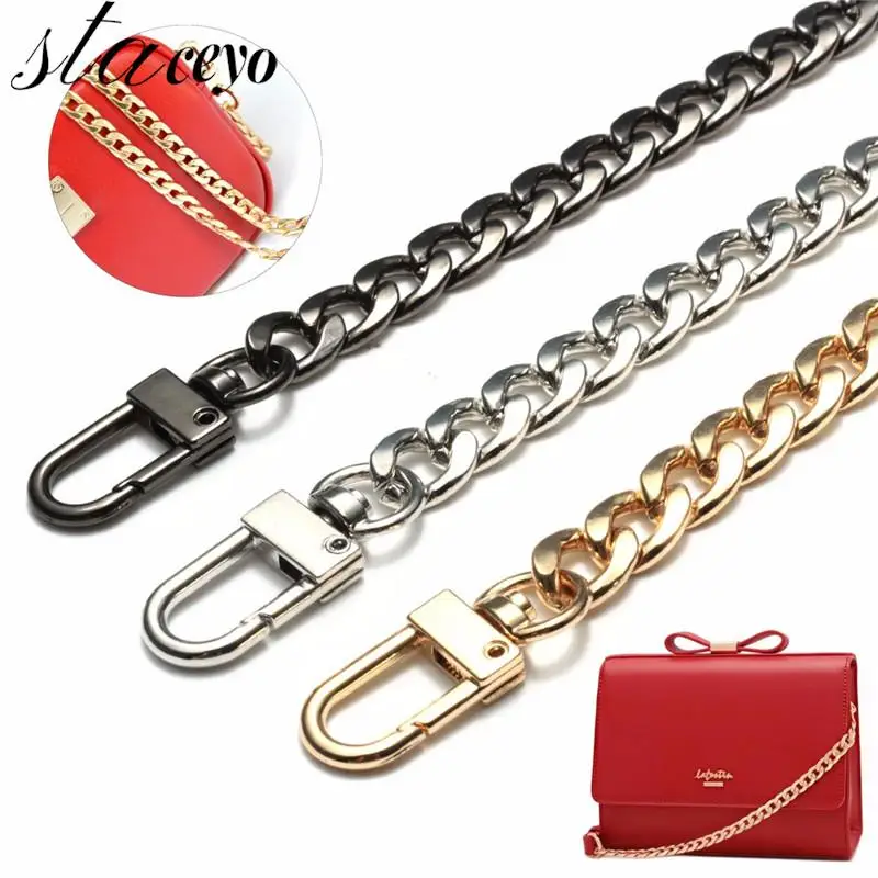 

High Quality Metal Bag Chain Stainless Steel Purse Chain Strap Handle Shoulder Crossbody Handbag Bag