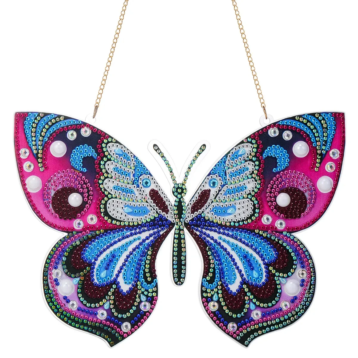 

5D DIY Diamond Painting Wreath Rhinestone Butterfly pendant Diamond Embroidery Hanging Ornament DIY Craft Home Decoration