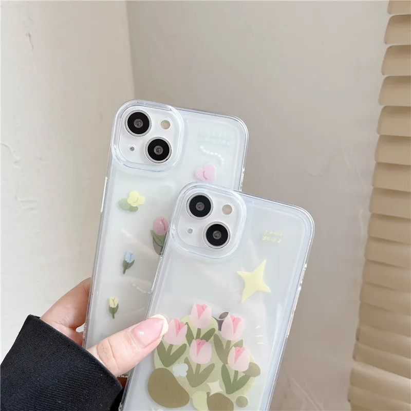 Чехол для XIAOMI REDMI NOTE 9PRO 9S необычная звезда тюльпан зеленый и бабочка с тонким