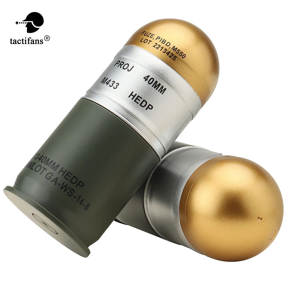 Муляж гранаты для пейнтбола M433 HEDP, 40 мм, для страйкбола, коллекционная игрушка, подарок мини-чехол для хранения