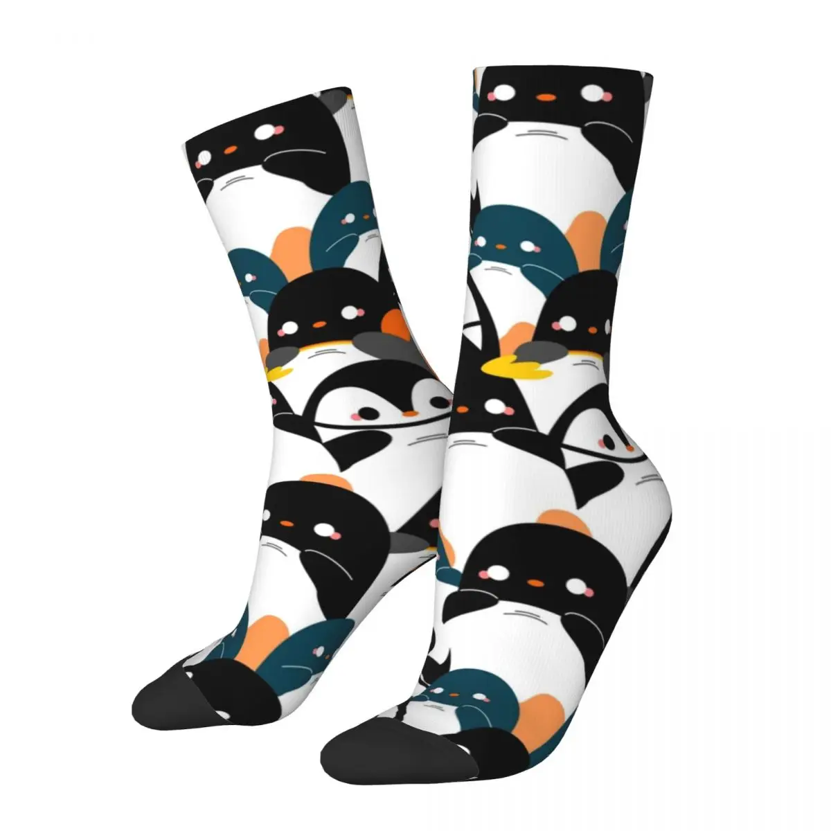 

Happy Funny Male Men Socks Crazy Chubby Penguin Pattern Sock Cartoon Animal Sport Women's Socks Spring Summer Autumn Winter