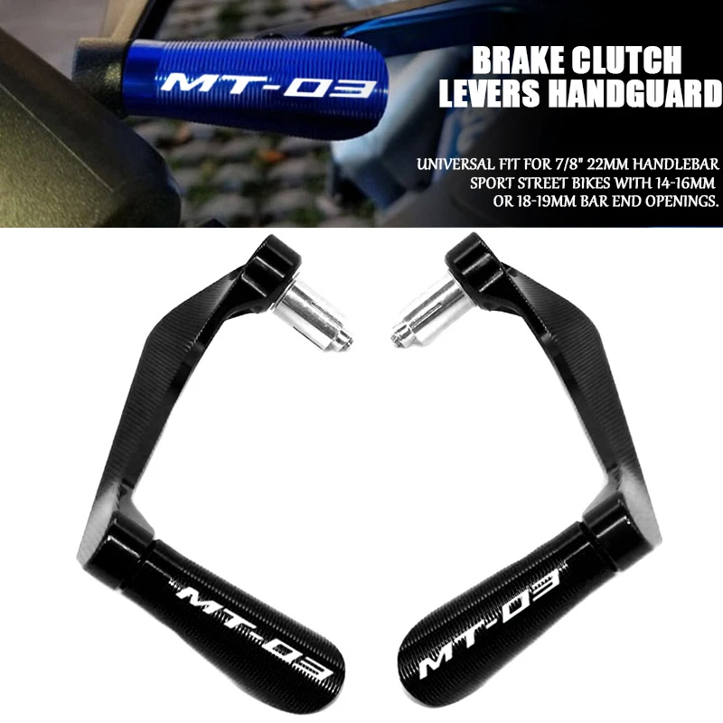 

Для мотоцикла YAMAHA MT-03 MT03 MT 03 универсальные ручки 7/8 дюйма 22 мм рычаги тормозной муфты защитная накладка на руль