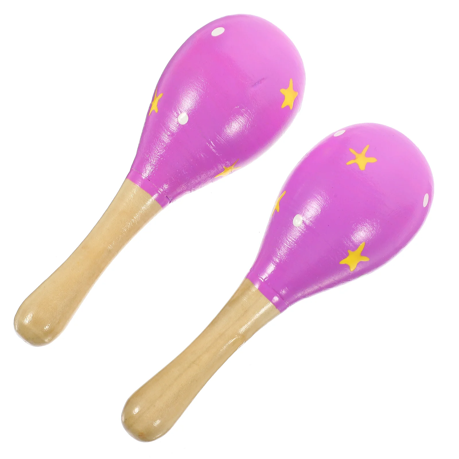 

1 Pair Percussion Instrument Maracas Wooden Maracas Toddler Shaker Maracas for Kids