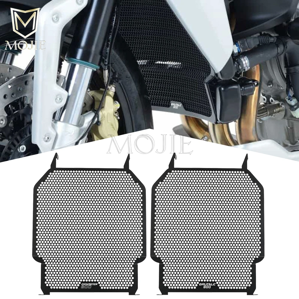 Фото For MV Agusta Dragster 800 /RC/RR/Rosso 2014-2024 Motorcycle Radiators Grille Guard Cover Protector Protection Radiator Guards №1