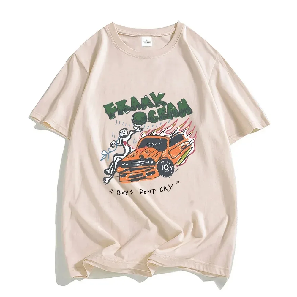 Мужская Футболка Frank O-ocean R&ampB Music 100% Хлопок Унисекс Удобная Посадка На Все Сезоны