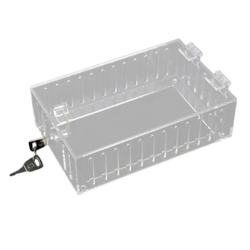 

Bedrooms Supplies Clear Thermostat Box Guard With Lock Protection Cover All-Around Waterproof For Home Child Safety