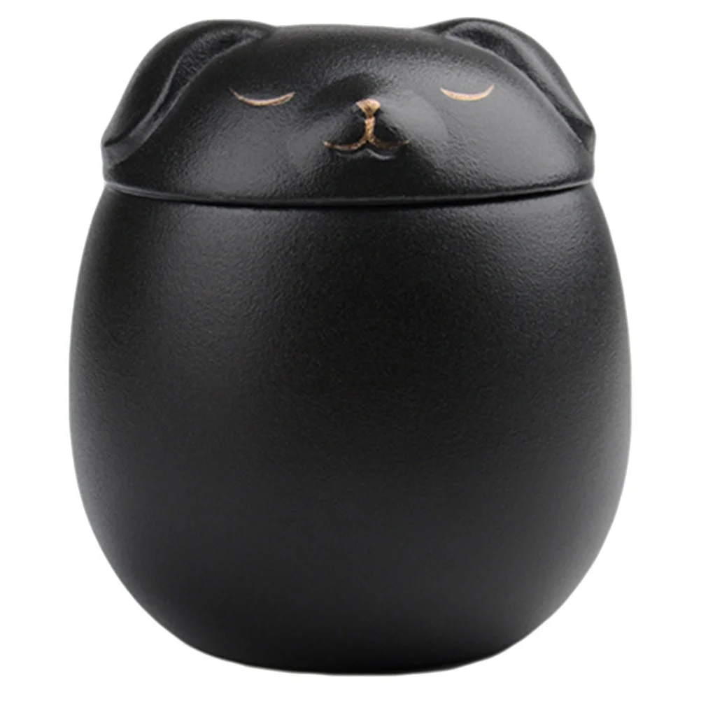 

Urn Dog Peturns Small Catash Keepsake Mini Memorial Cremation Box Funeral Animal Lovely Ceramic Shaped Household Jar Convenient
