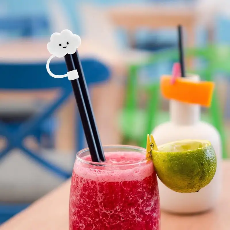 Силиконовые соломенные Чехлы 2 шт. облакообразные силиконовые наконечники