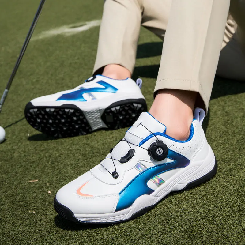 Men's Golf Shoes Men's and Women's Training Golf Shoes Track and Field Grass Walking Jogging Shoes Men's Golf Shoes Size 36-46