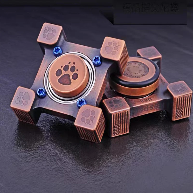 Novelty Skull Fidget Spinner Metal Fidget Toy ADHD Hand Spinner Autism Sensory Toys Anxiety Stress Relief For Kids Adult Gifts enlarge