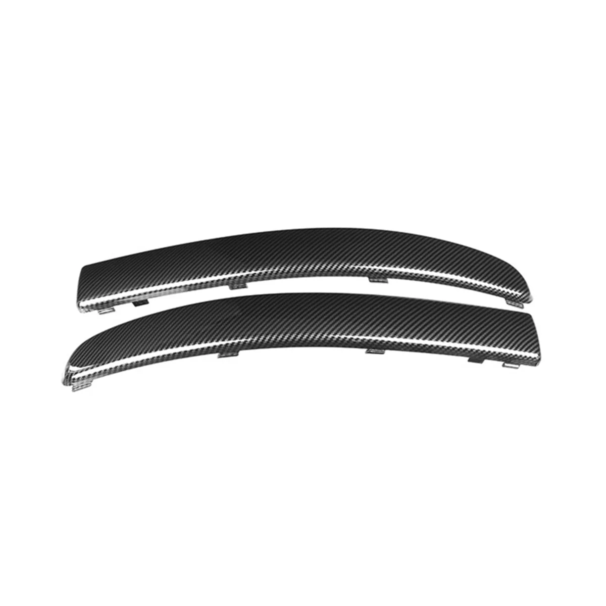 

735455056 735455057 Car Carbon Fiber Front Bumper Lower Trim Moulding Anti-Collision Strip Fit for 500 2007-2015