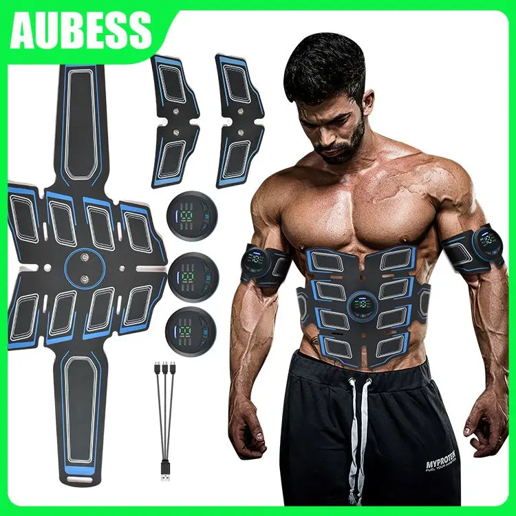 

Abs Resin Ems Fitness Trainer Fitness Abdominal Muscles Slimming Massager Strengthening Ultra-thin Weight Loss 100-240v 300mah