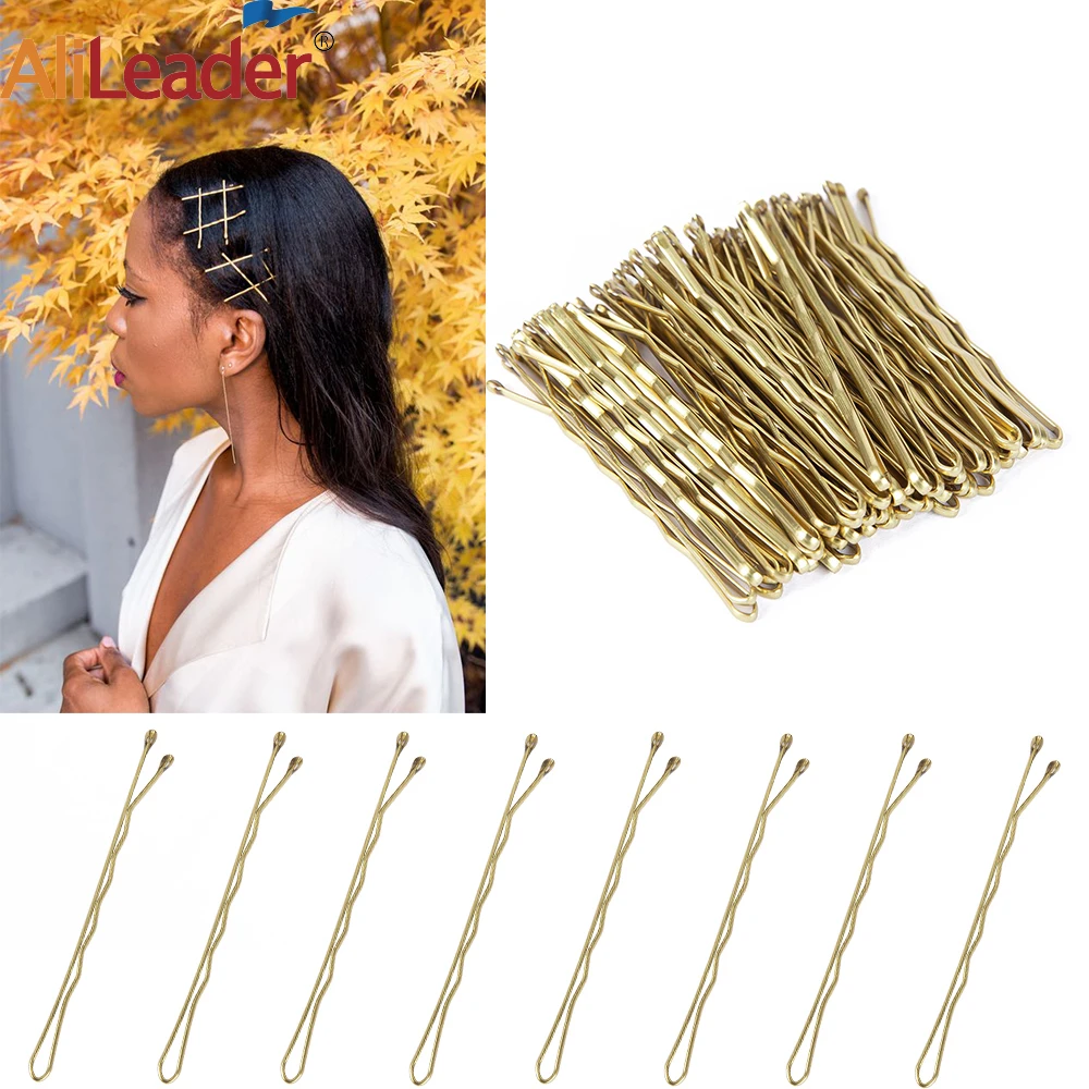 

50 шт., U-образные заколки для волос, 6 см