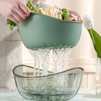 multifunctional washing fruit filter basket double layer household kitchen vegetable basket living room coffee table fruit plate