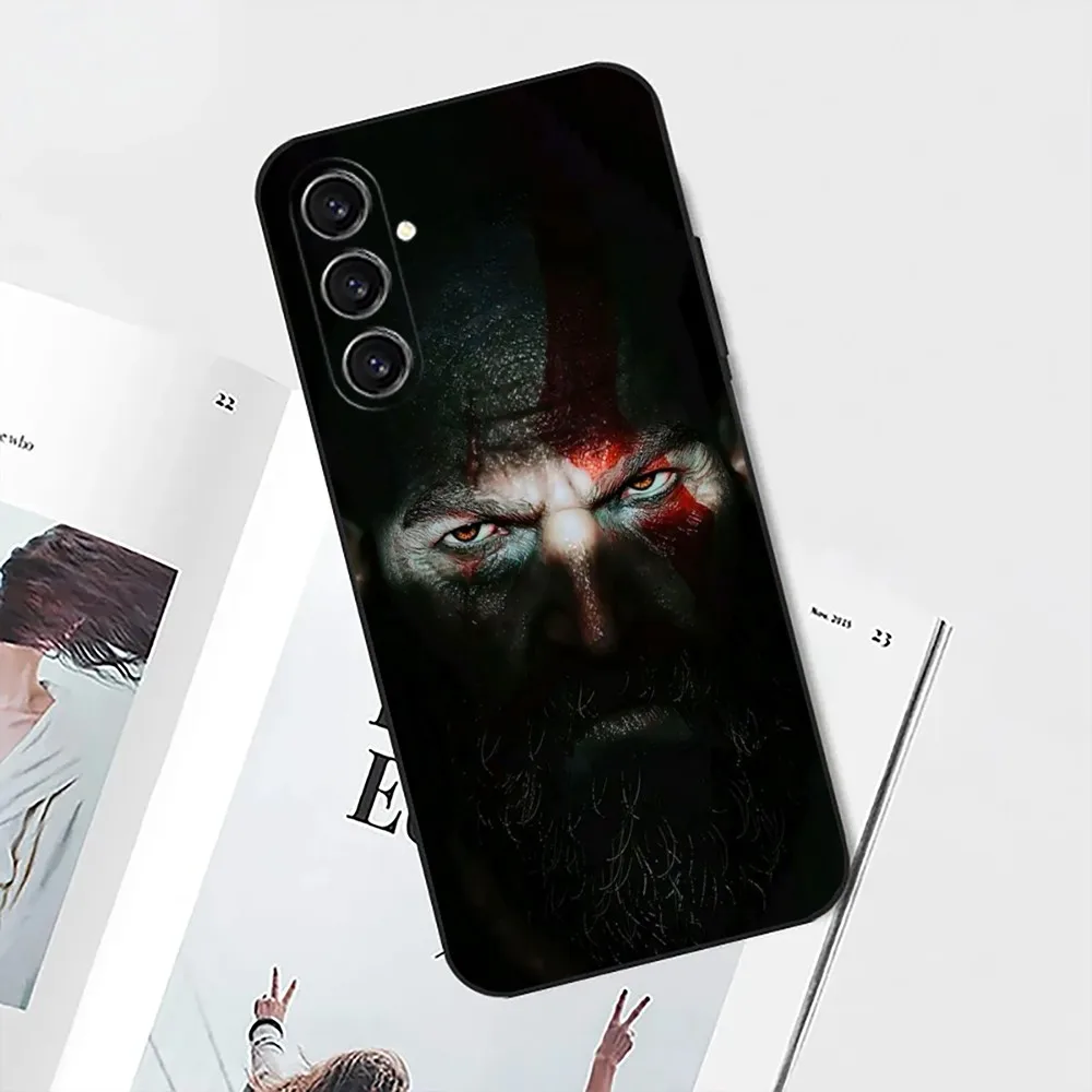 Чехол для телефона K-Kratos God of War-S Samsung Galaxy A13 21s 22 31 32 52 53 71 80 91 Черный мягкий чехол