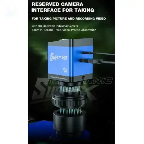 Крупногабаритный оптический микроскоп Mechanic с широкоугольным окуляром, окуляром PL10X/22 мм