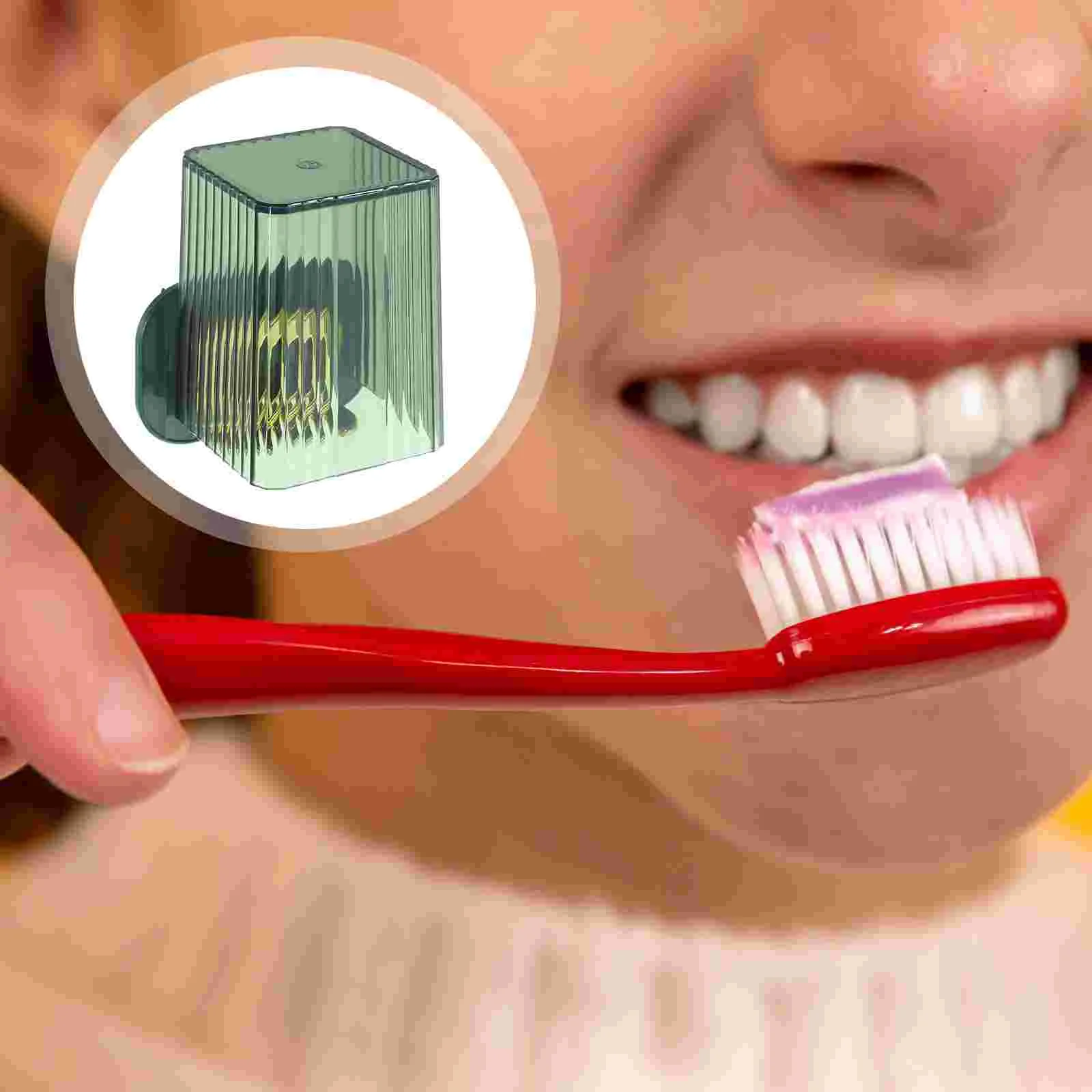 

Wall Rack Cup Electric No Punching Brushing Holder Stand Abs Teeth Holders