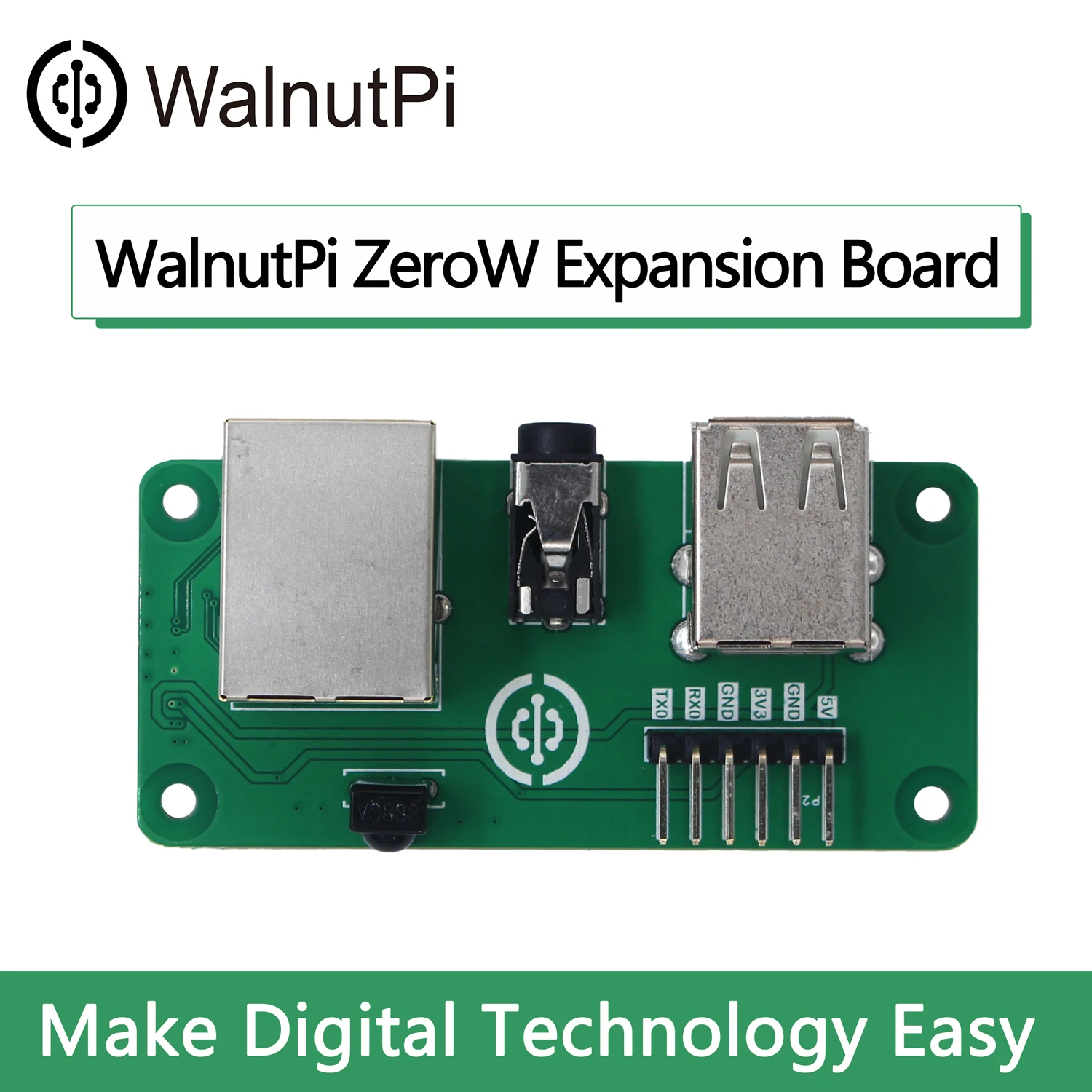 Плата расширения Walnut Pi ZeroW макетная плата Linux H618