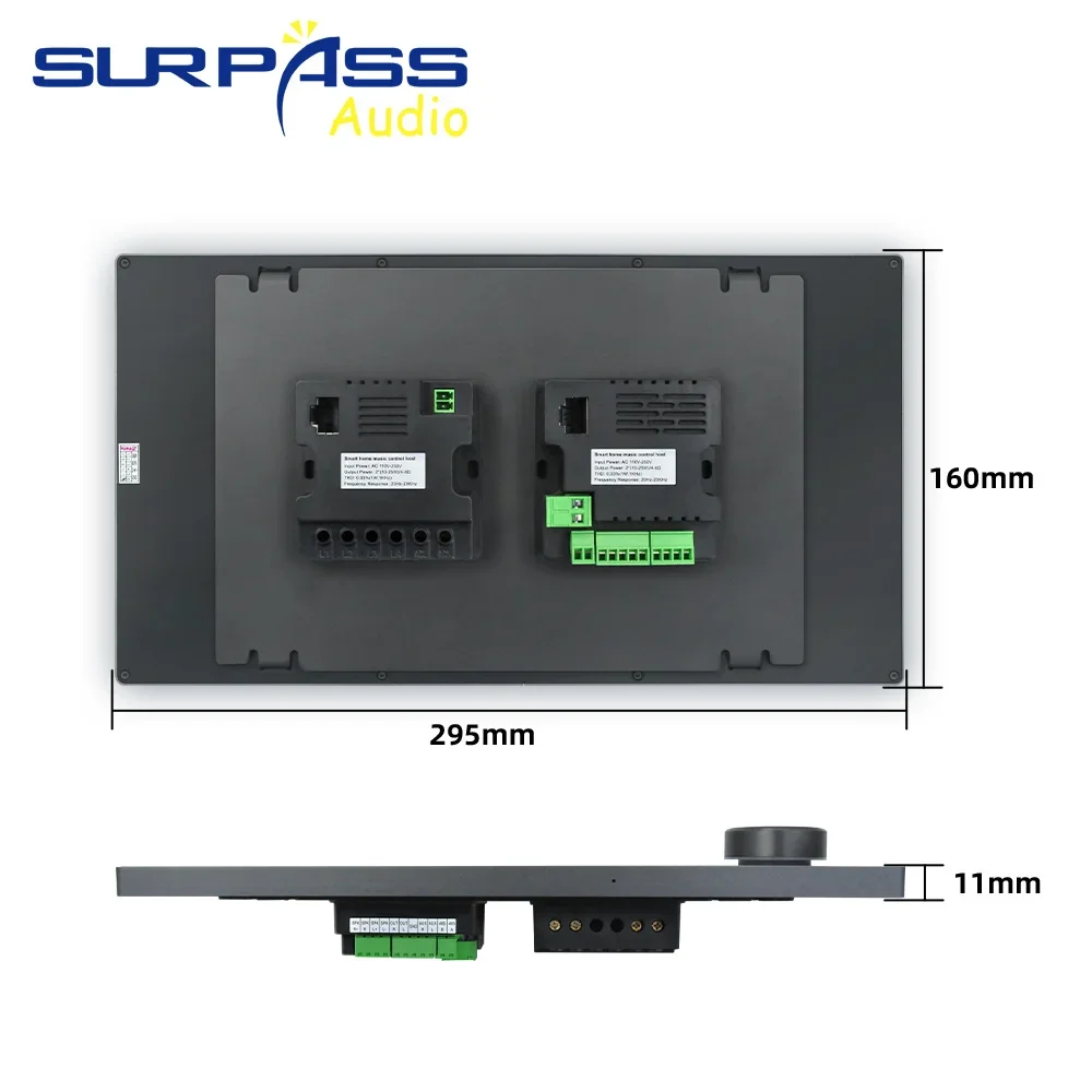 Система Android 8 1 Wi-Fi аудиоусилитель Bluetooth экран управления умным домом 2X25 Вт