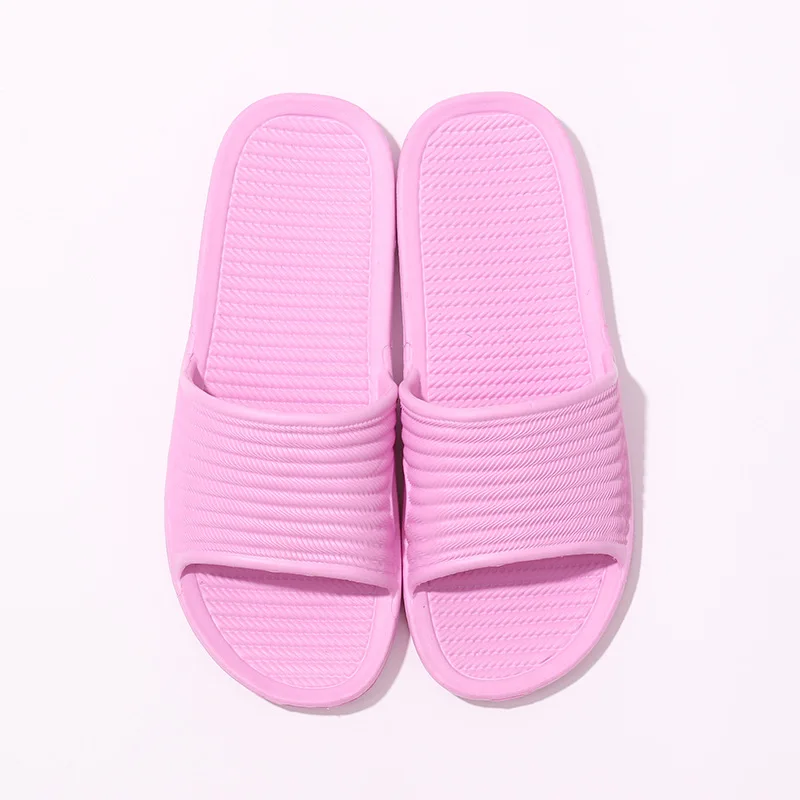 

2022 Семейные сандалии для ванной комнаты, Нескользящие однотонные тапочки унисекс с мягкой подошвой, женские и мужские тапочки, обувь на пло...