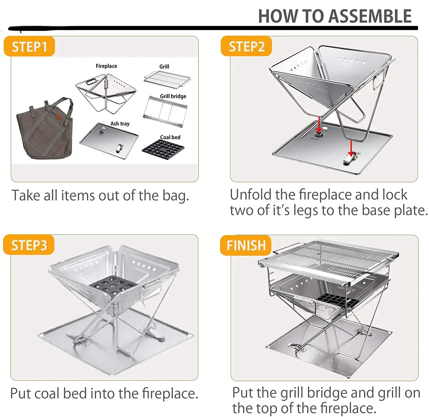 Лидер продаж CAMPINGMOON уличный лесной двор сад максимальный размер складная печь из