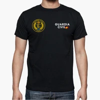 espa%c3%b1a guardia civil grs insignia camiseta 100 algod%c3%b3n de alta calidad cuello redondo casual top