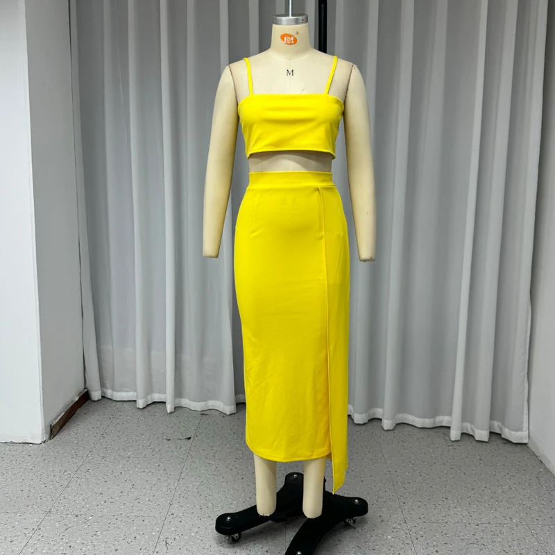 Waytobele Женский комплект из двух предметов Модный женский топ с высокой талией