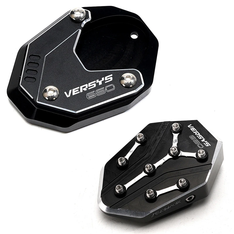 

Motorcycle CNC Side Stand Enlarge extension & Brake Pedal Enlarger Footrest For KAWASAKI versys650 VERSYS 650 2010-2023 2022