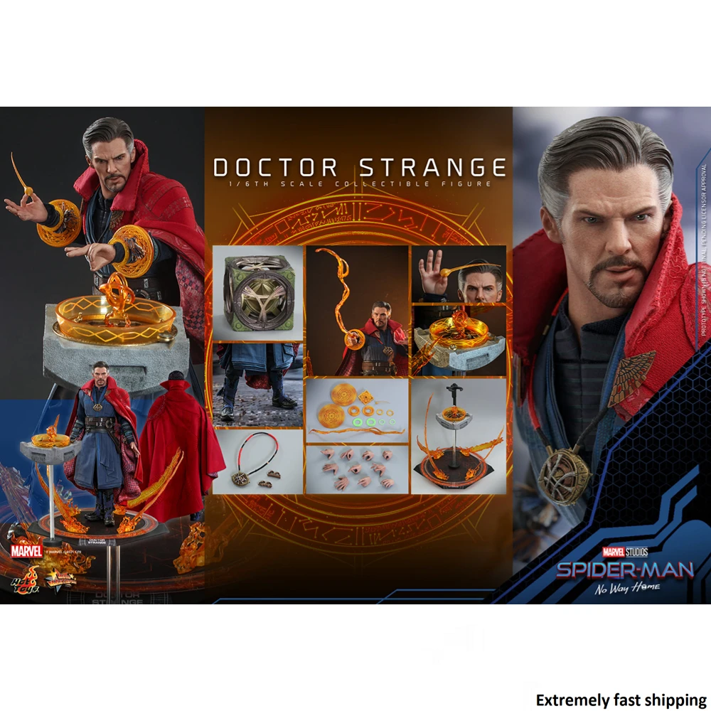 

In Stock HotToys MMS629 1/6 Spider-Man No Way Home Doctor Strange Collectible Marvel Action Figure Toys