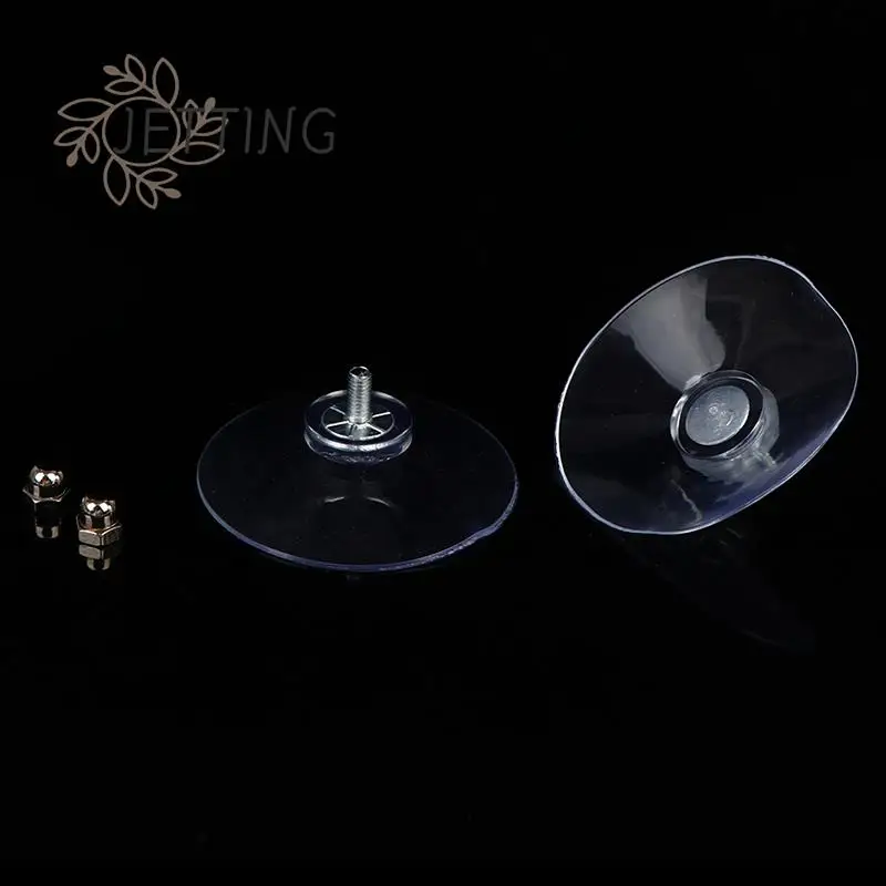 

2Pcs Suction Cup With Metal Nut Thread Bathroom Window Glass Furniture Fixture