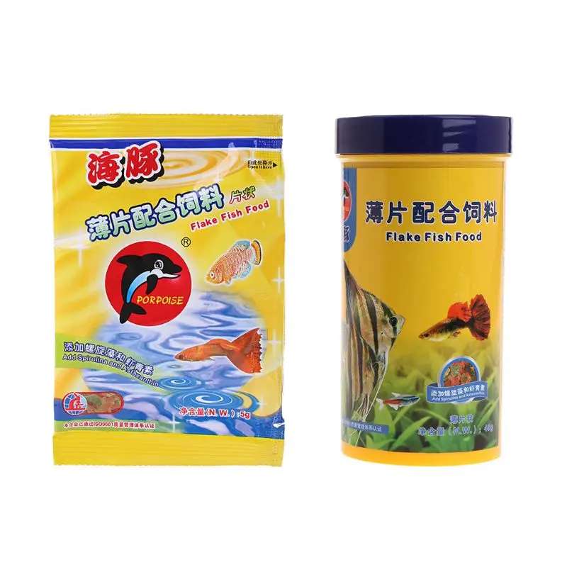 

581C Aquarium Fish Food Flakes Shrimp Algae Powder Nutrition For Tropical Fish Ornamental Forage Colorful Products