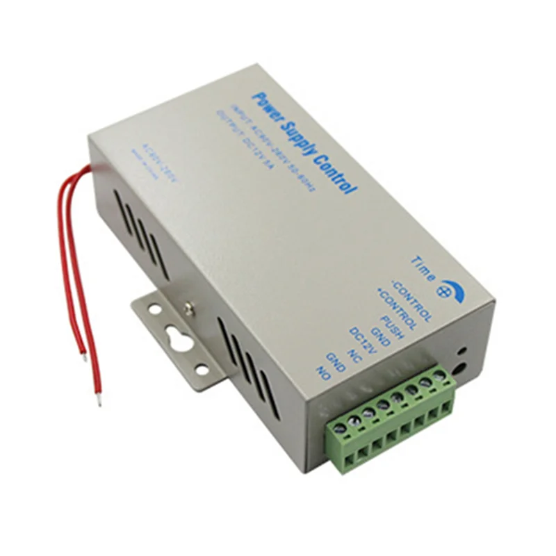 

DC12V 5A Access Control Power Supply Transformer Door Adapter Covertor AC 90-260V for RFID Fingerprint Access Control(A)