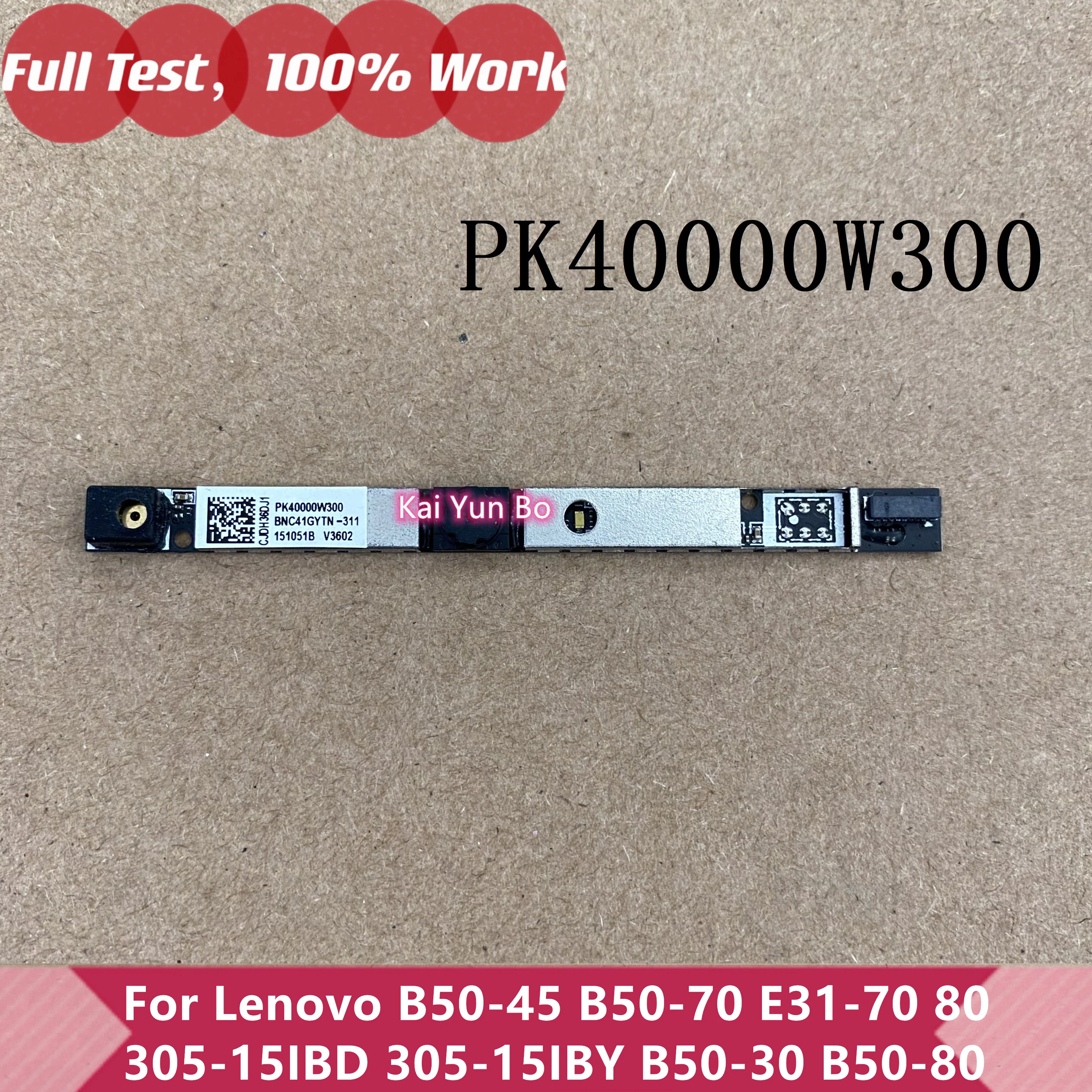 

Подлинная плата веб-камеры для ноутбука Lenovo B50-45 B50-70 305-15IBD 305-15IBY B50-30 E31-70 E31-80 B50-80 PK40000W300 BNC41GYTN-311