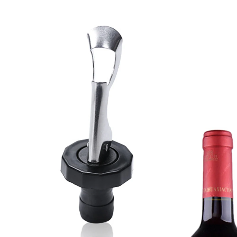 

Wine Stopper Wine Bottle Stopper 5pcs High Quality New Stainless Steel Silicone Vacuum Fresh Wine Keeper Champagne Stopper