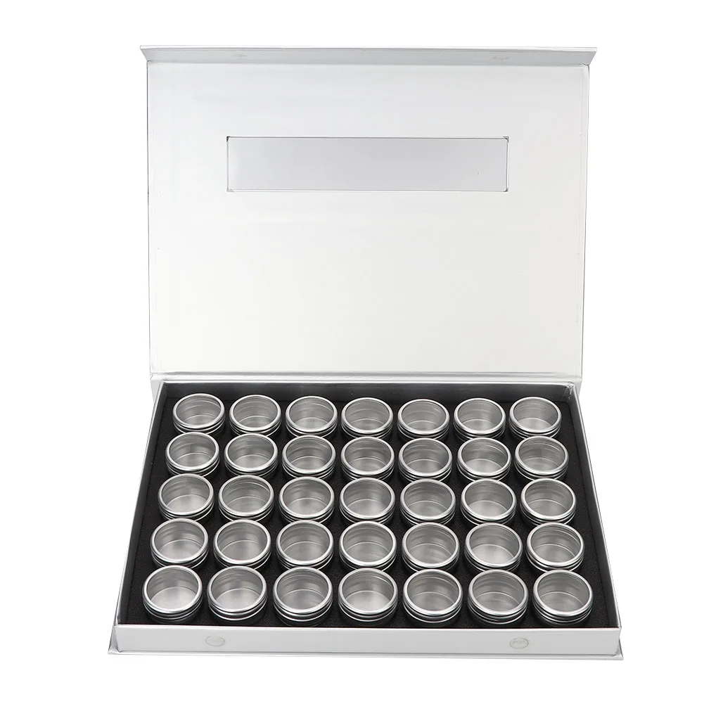 

Nail Art Storage Box Nail Power Rhinestones Decorations Holder Manicure Accessories Container35 Grids