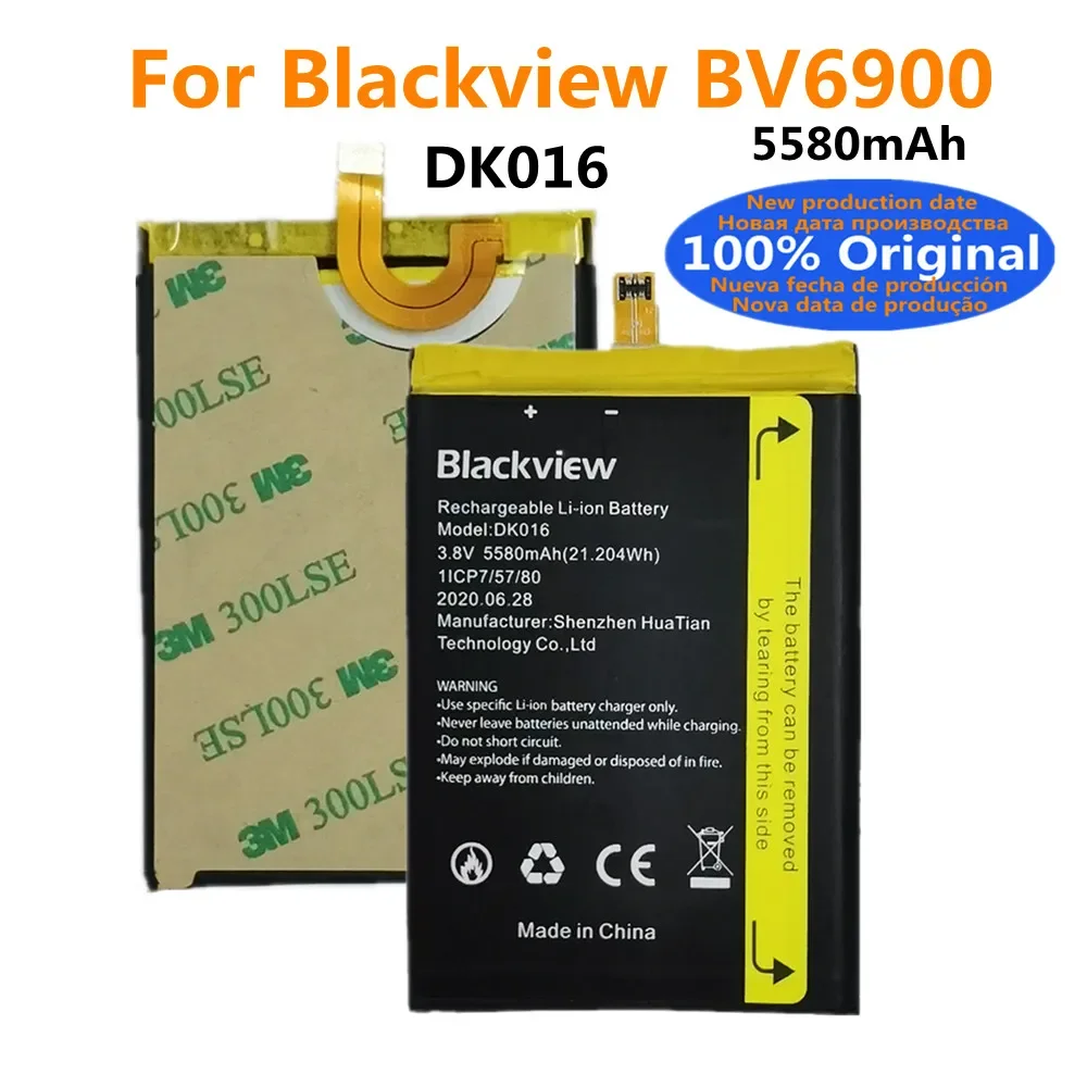 5580 мАч DK016 высококачественный 100% оригинальный аккумулятор для Blackview BV6900 в наличии