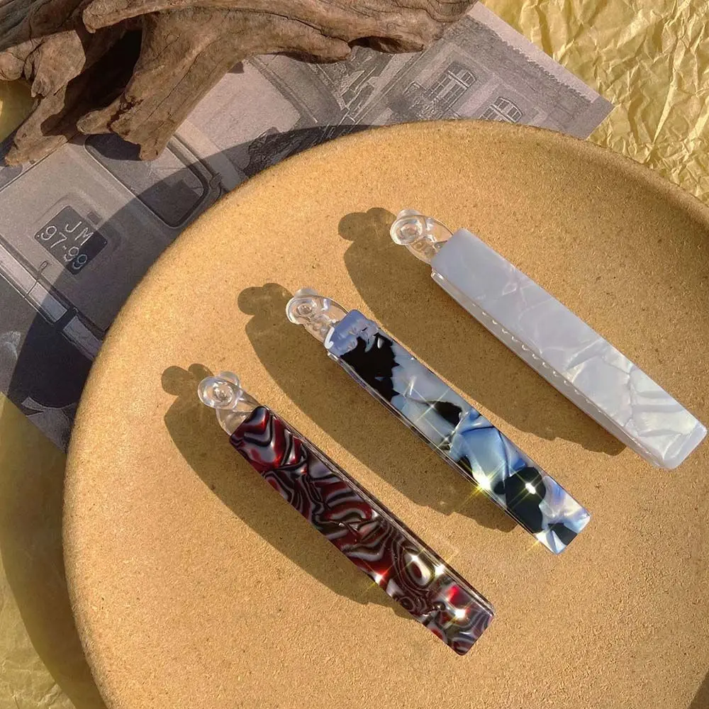 

Barrettes Hair Accessories Temperament Headdress Acetate Hair Crab Women's Hair Clip Korean style Hair Claw Banana Clip