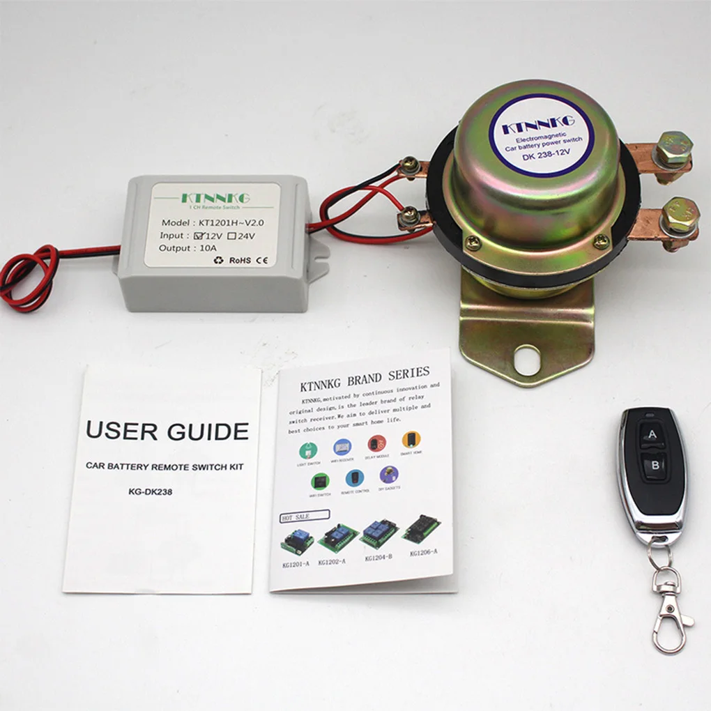 

Remote Control Master Switch Terminal Battery Isolator Wireless Switches