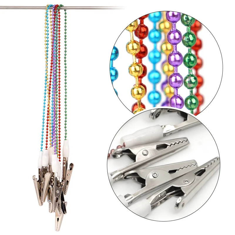 3 шт. металлические зажимы для шарфа на цепочке